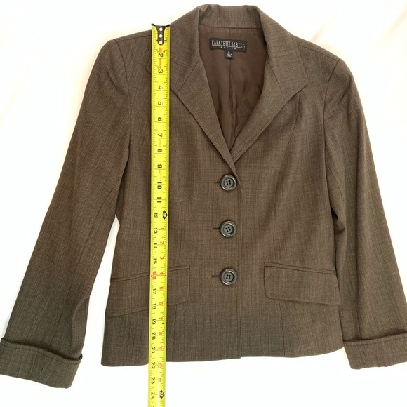 Lafayette 148 wool blazer office jacket 6 … - Picture 16 of 16